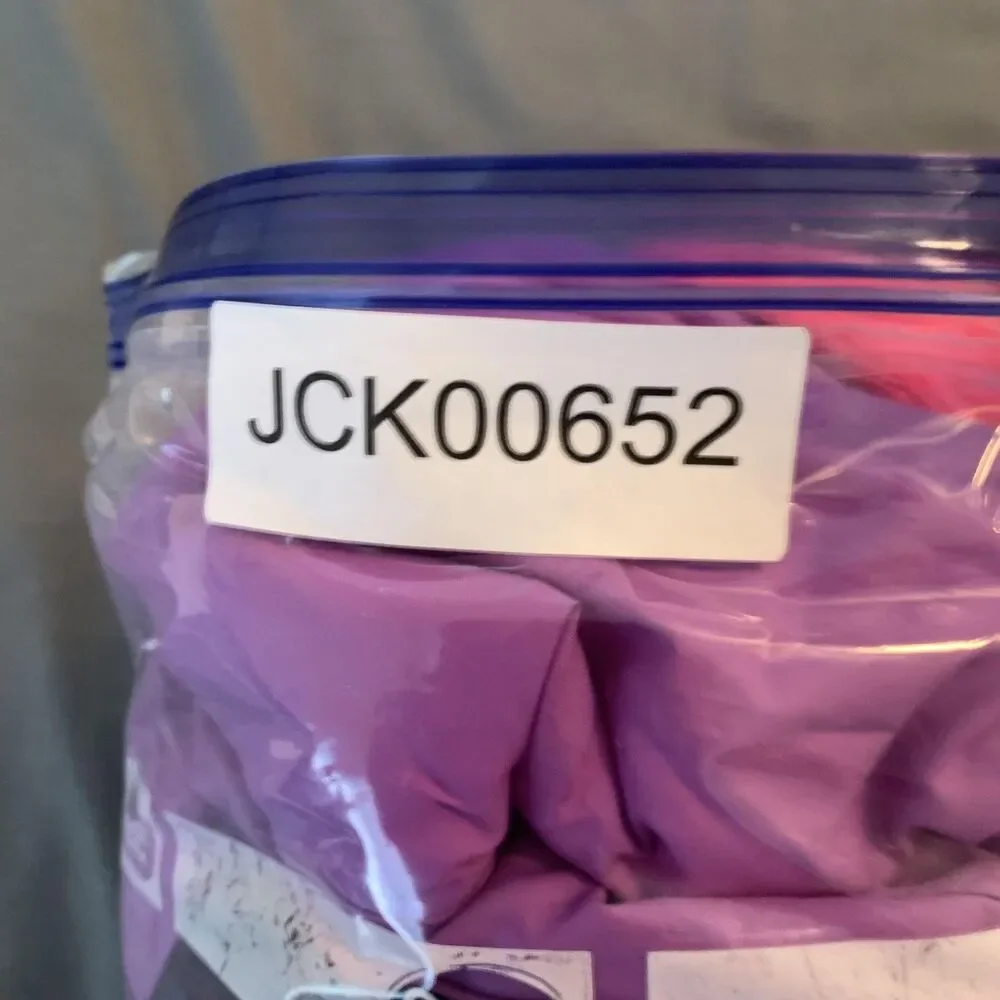 C9 By‎ Champion Jacket Girls XL 14-16 Purple Hooded Puffer Fleece Winter Coat